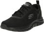 Skechers Track-Broader 232698-BBK Mannen Zwart Sneakers Sportschoenen - Thumbnail 3