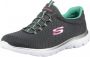 Skechers Casual Grijze Veterschoenen voor Dames - Thumbnail 2