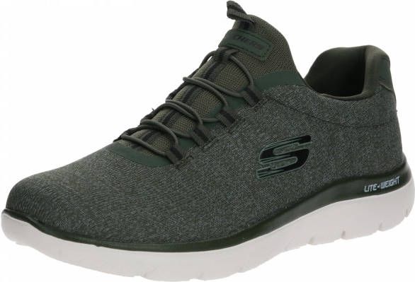 Skechers Olijfgroene instapper lightweight