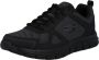 Skechers Track Bucolo 52630-BBK Mannen Zwart Trainingschoenen Sportschoenen - Thumbnail 3