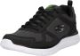 Skechers Track-Bucolo 52630-BKW Mannen Zwart Trainingschoenen Sportschoenen - Thumbnail 2