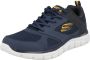 Skechers Track Syntac 232398 NVY Mannen Marineblauw Sneakers Sportschoenen - Thumbnail 2