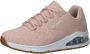 Skechers Uno 2 In Kat Neato Dames Sneakers Lichtroze - Thumbnail 3