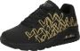 Skechers Sneakers UNO-GOLDEN HEART Vrijetijdsschoen veterschoen met goudkleurige mylar borduursels - Thumbnail 6