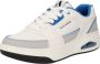 Skechers Uno Court Low-Post 183140-WBL Mannen Wit Sneakers - Thumbnail 3