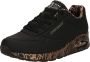 Skechers Uno JGoldcrown Love Sneakers zwart Dames - Thumbnail 3