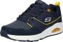 Skechers Sneaker UNO Retro one 183020 NVY Navy Blauw Geel - Thumbnail 3