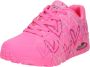 Skechers Sneakers met sleehak UNO-SPREAD THE LOVE Vrijetijdsschoen lage schoen veterschoen met coole graffiti-print - Thumbnail 4