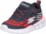 Skechers Magna Lights sneakers met lichtjes donkerblauw Jongens Textiel 27 - Thumbnail 5