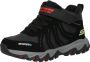 Skechers Rugged Ranger Storm Trail Jongens Sneakers Zwart Rood - Thumbnail 4