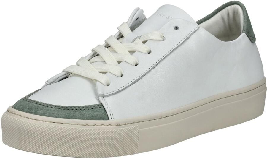 Sneaky Steve Sneakers laag donkergroen wit