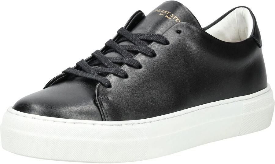 Sneaky Steve Elegante Leren Sneaker Black Dames