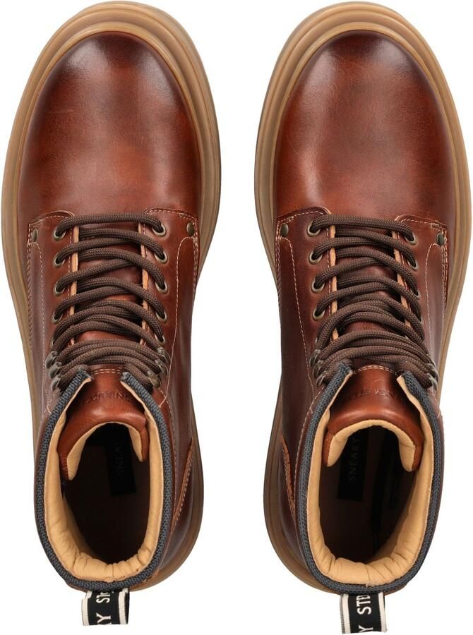 Sneaky Steve Veterboots kastanjebruin cognac - Foto 5