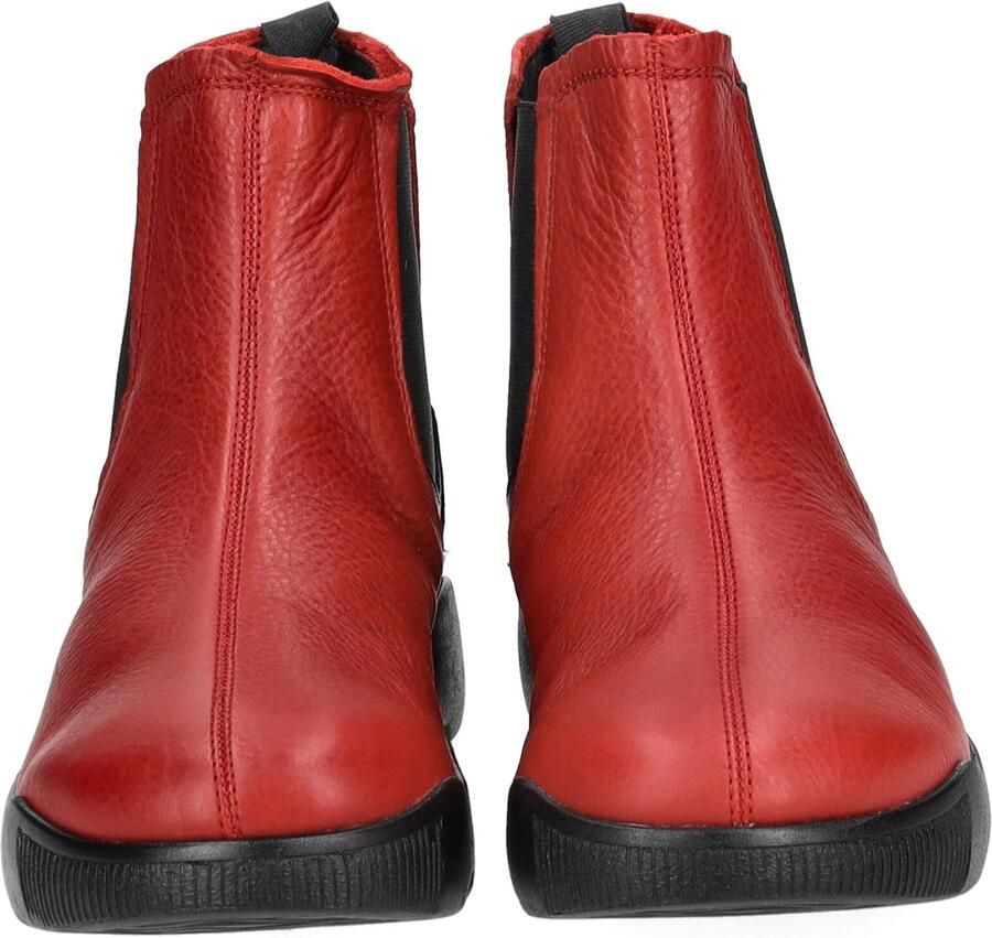 Softinos Chelsea boots rood zwart - Foto 4