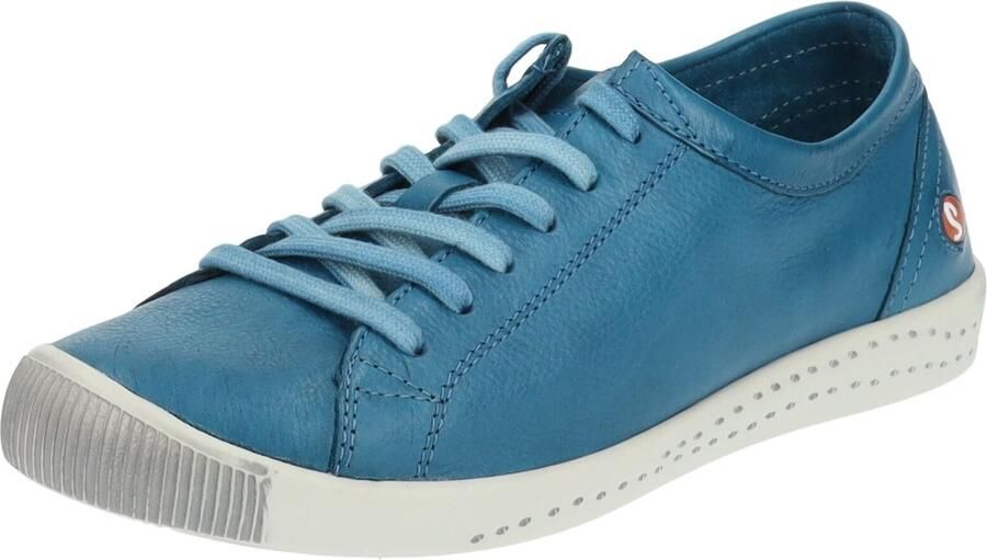 Softinos Sneakers laag blauw denim