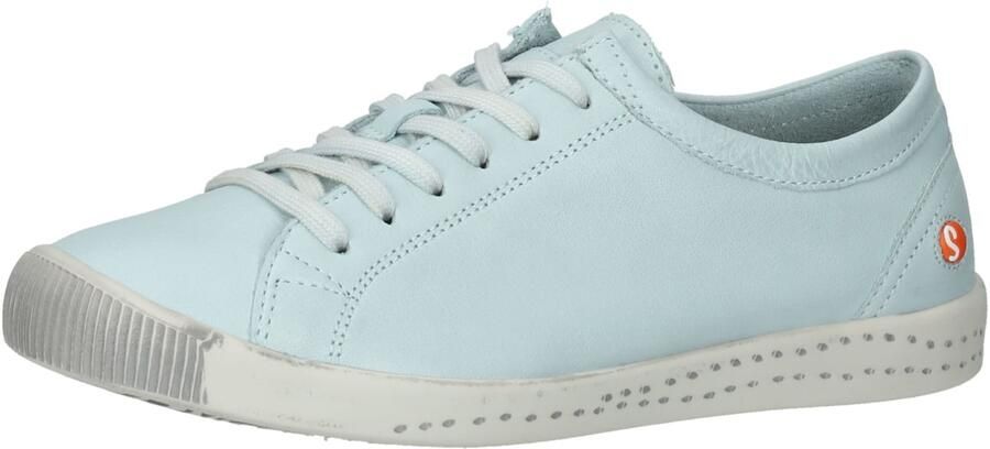 Softinos Sneakers laag lichtblauw oranje wit - Foto 7