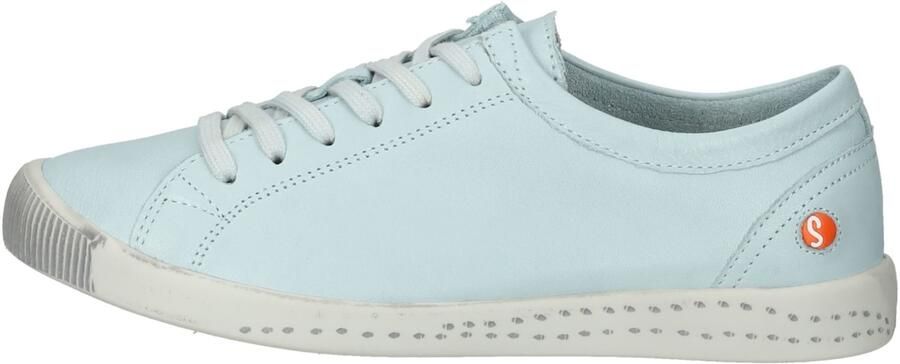 Softinos Sneakers laag lichtblauw oranje wit - Foto 6