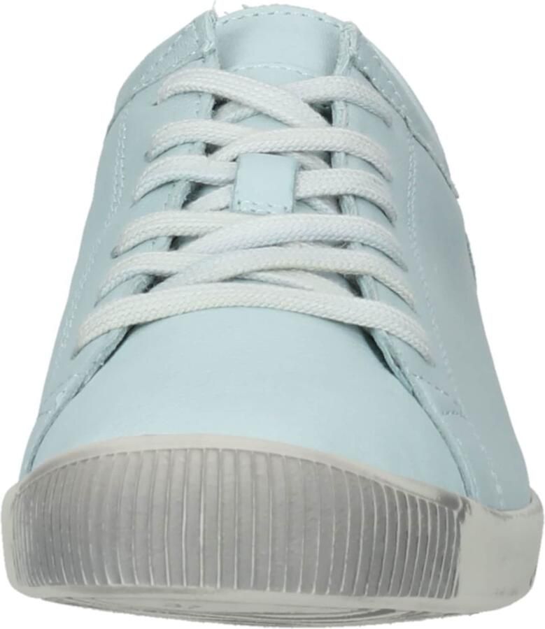 Softinos Sneakers laag lichtblauw oranje wit - Foto 5