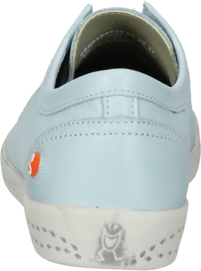 Softinos Sneakers laag lichtblauw oranje wit - Foto 3