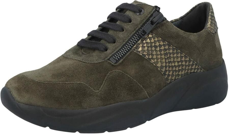 SOLIDUS Sneakers laag kaki olijfgroen - Foto 2