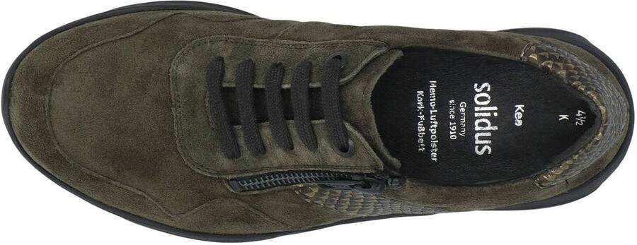 SOLIDUS Sneakers laag kaki olijfgroen - Foto 5