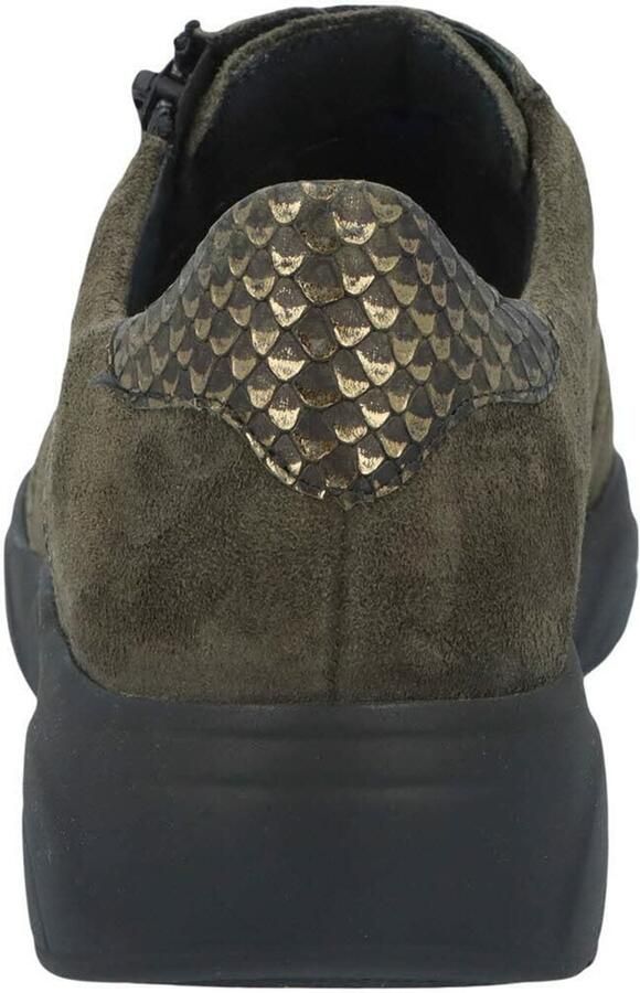 SOLIDUS Sneakers laag kaki olijfgroen - Foto 4