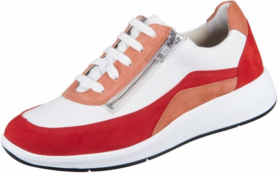 SOLIDUS Sneakers laag oranje rood wit