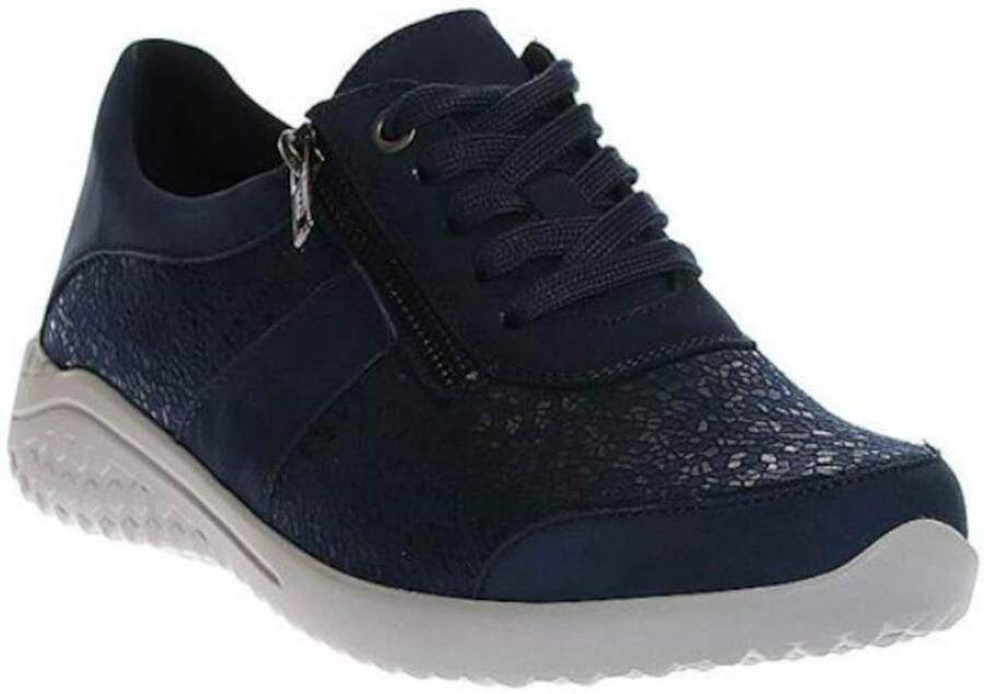 SOLIDUS Veterschoen donkerblauw - Foto 3