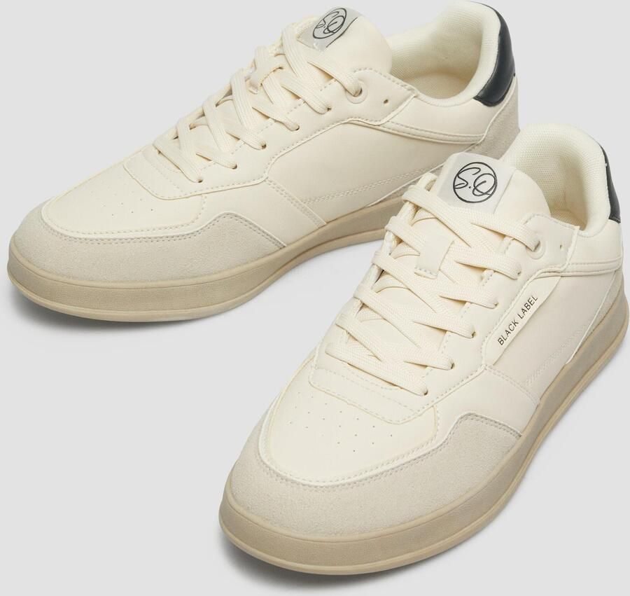 S.Oliver BLACK LABEL Sneakers laag crème - Foto 6