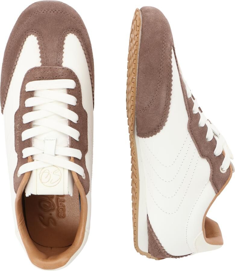 S.Oliver BLACK LABEL Sneakers laag donkerbruin wit - Foto 2