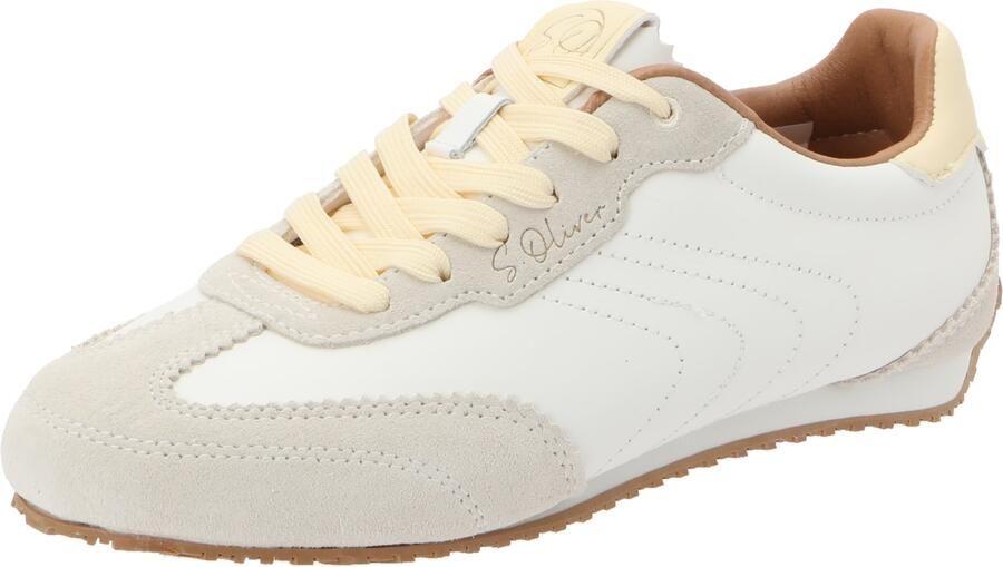 S.Oliver BLACK LABEL Sneakers laag taupe wit