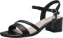 S.Oliver Elegante Zwarte Platte Sandalen Vrouwen Black Dames - Thumbnail 5