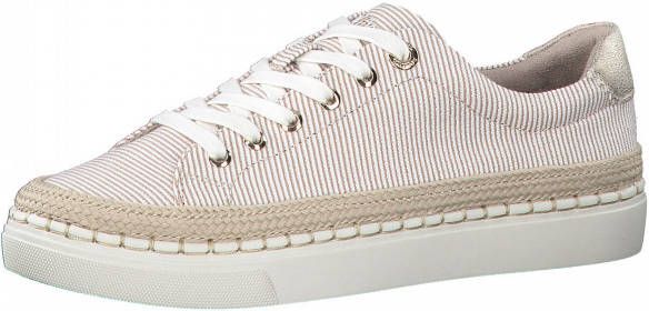 S.Oliver Sneakers met beleg van raffia op het plateau - Foto 2
