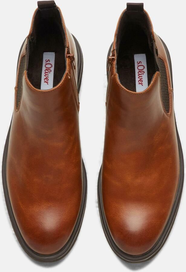 S.Oliver Chelsea boots kastanjebruin donkerbruin - Foto 3
