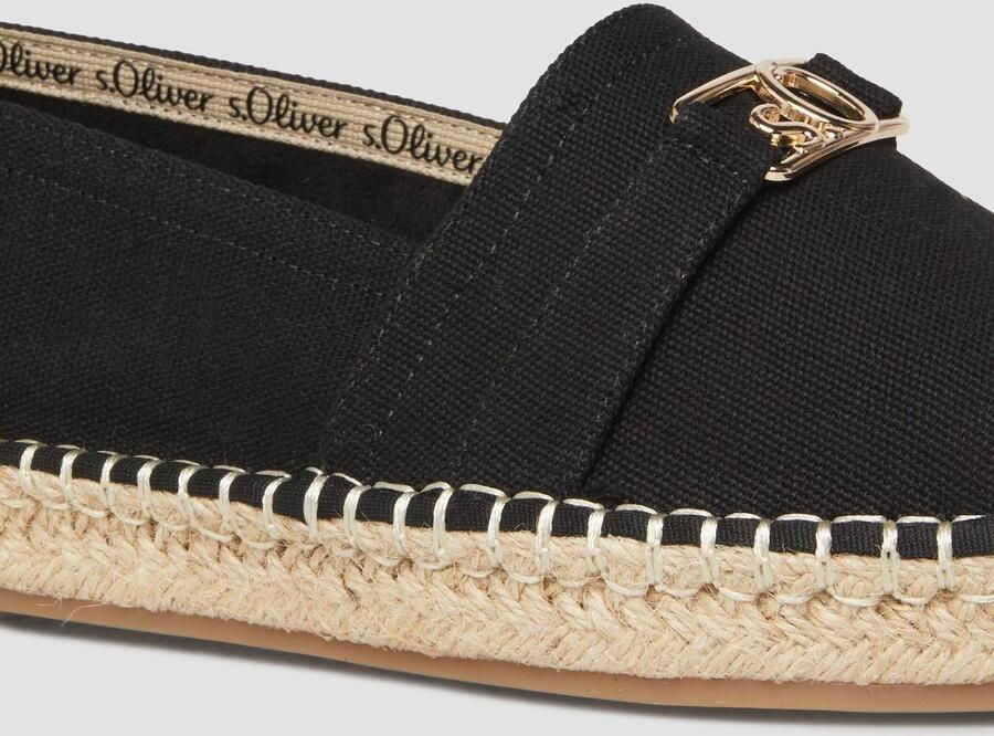 S.Oliver Espadrilles zwart - Foto 4