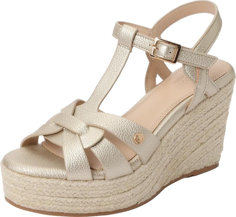 S.Oliver Sandalen met riem goud
