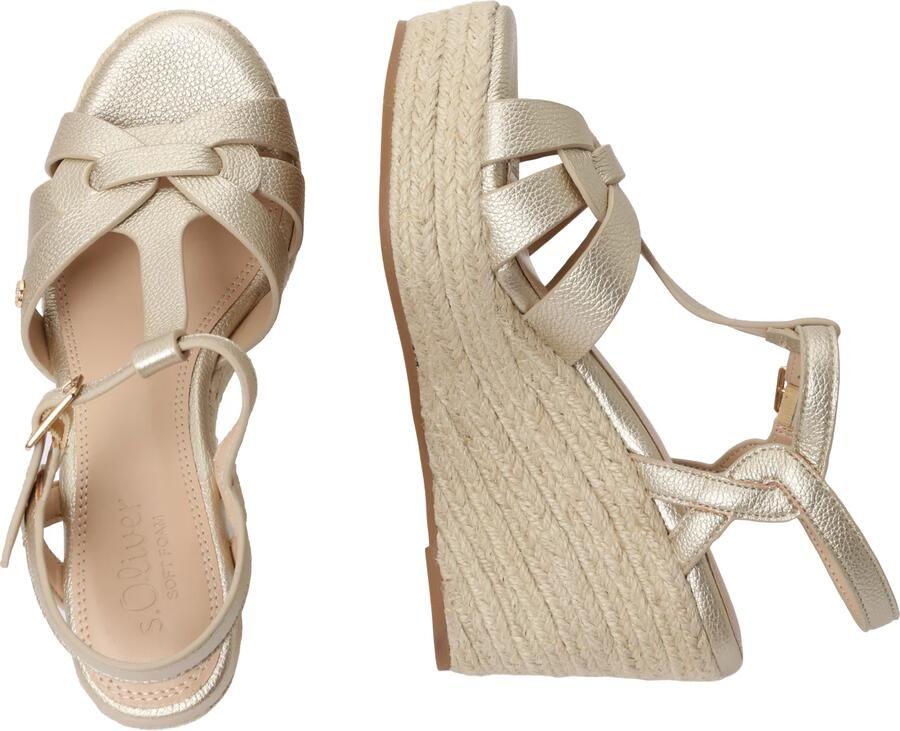 S.Oliver Sandalen met riem goud - Foto 2