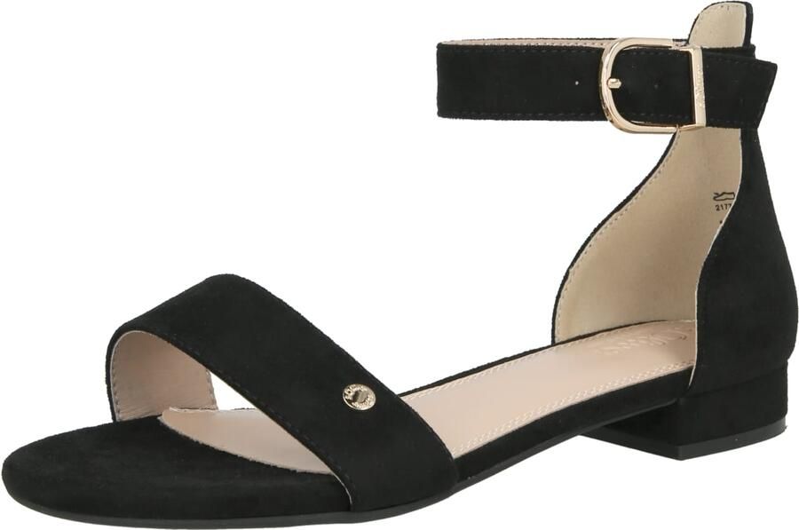 S.Oliver Sandalen met riem zwart