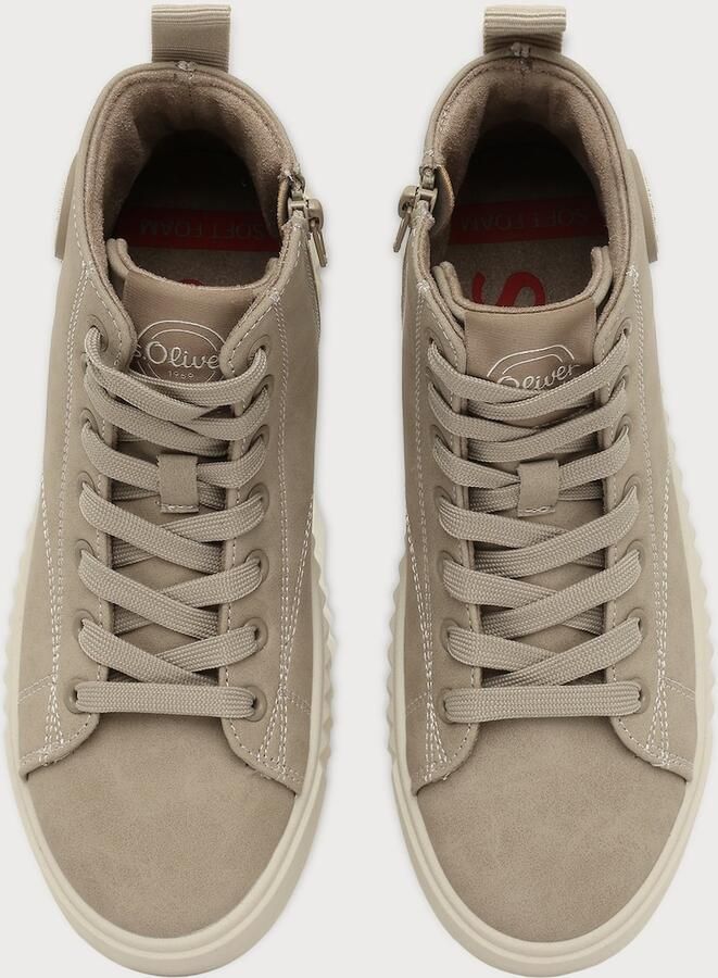 S.Oliver Sneakers hoog lichtbruin - Foto 4