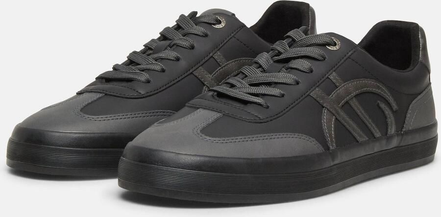 S.Oliver male Sneaker in leerlook met artwork-details - Foto 3