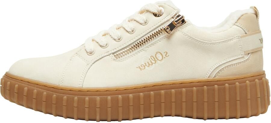S.Oliver female Sneaker met profielzool en ritssluiting - Foto 5