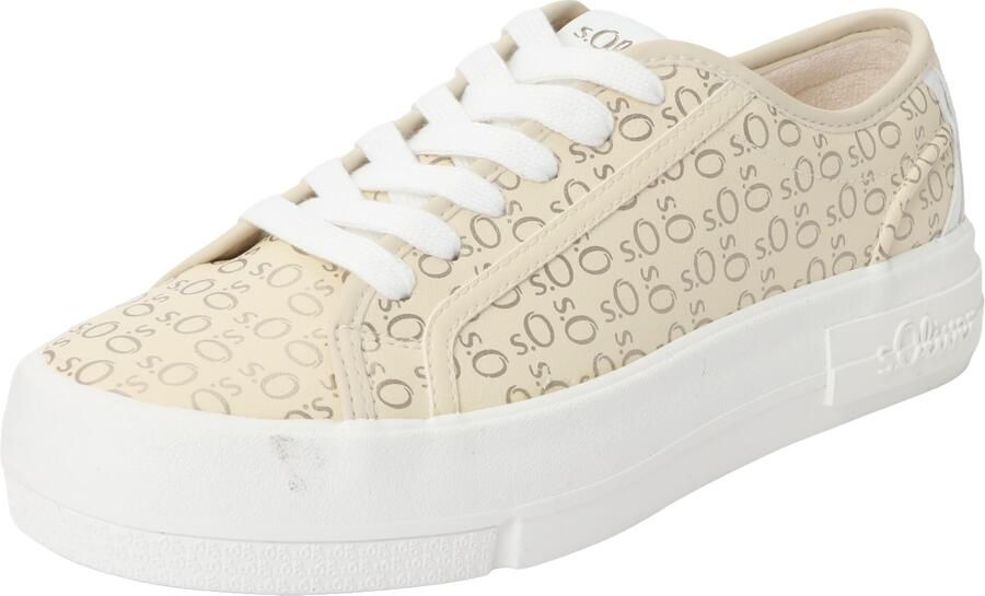 S.Oliver Sneakers laag beige goud