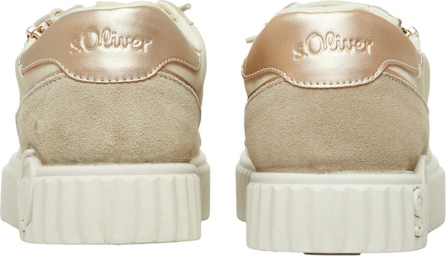S.Oliver Sneakers laag beige - Foto 3