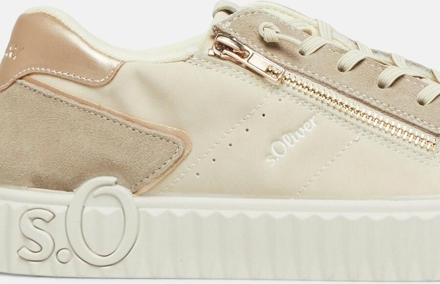 S.Oliver Sneakers laag beige - Foto 2