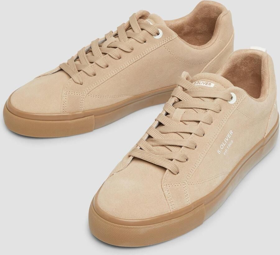 S.Oliver Sneakers laag beige - Foto 3