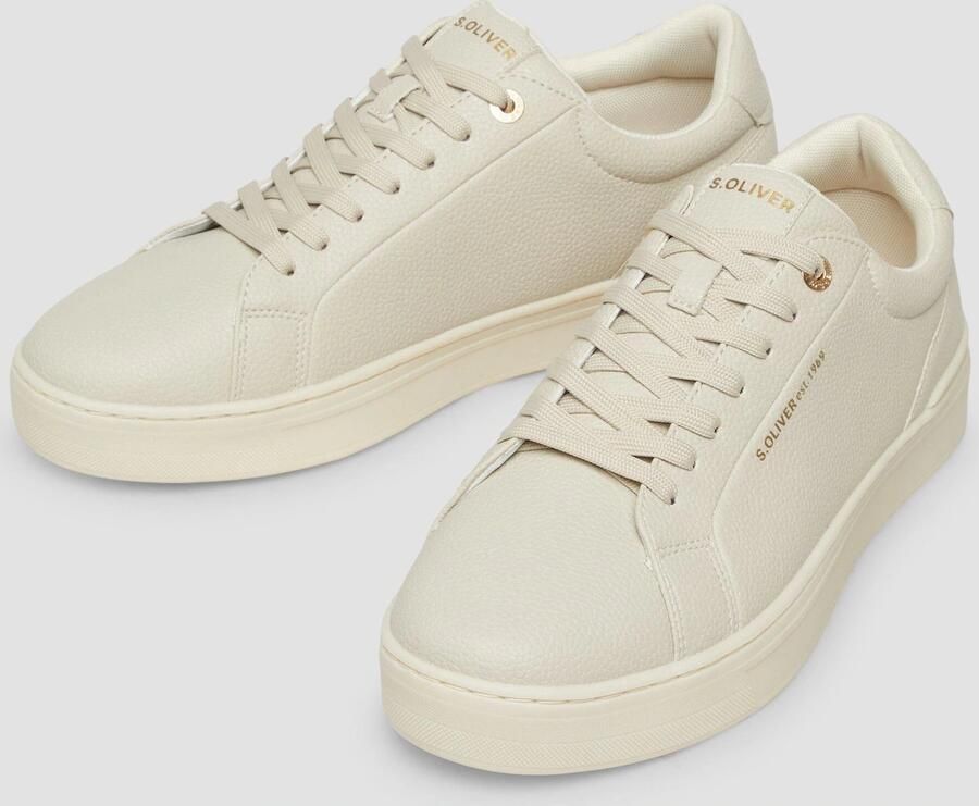 S.Oliver Sneakers laag beige - Foto 2