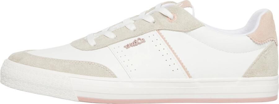 S.Oliver Sneakers laag greige poederroze wit
