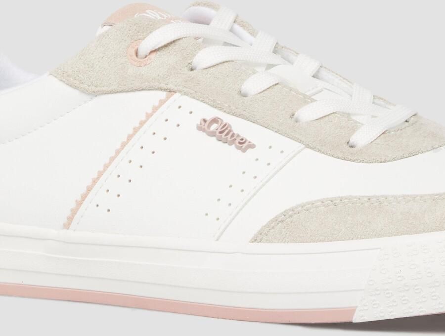 S.Oliver Sneakers laag greige poederroze wit - Foto 4