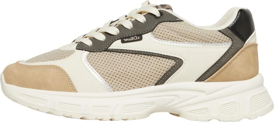 S.Oliver Sneakers laag camel ecru lichtbruin