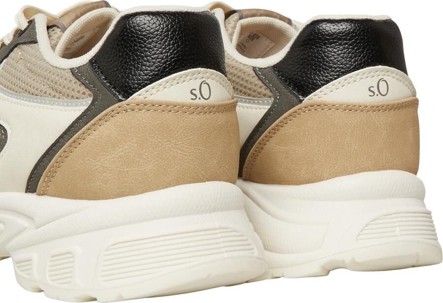 S.Oliver Sneakers laag camel ecru lichtbruin - Foto 4
